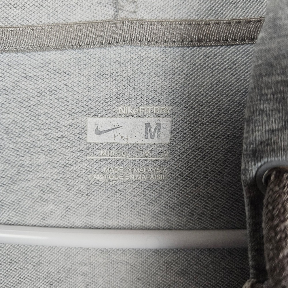 Nike Dri Fit Full Zip Hoodie Athletic Workout Grey Women's‎ Medium - Picture 4 of 8